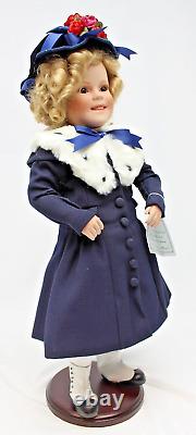 03 Danbury Mint The Limited Edition Shirley Temple Porcelain Collector Doll 18