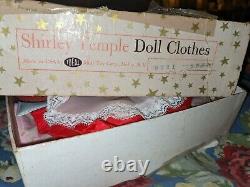 12 Ideal Shirley Temple In Original Box With Two Extra Outfits, Also In