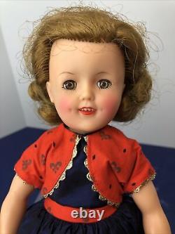 12 Vintage Ideal Shirley Temple Doll Vinyl 1960's All Original Tagged Dress #co