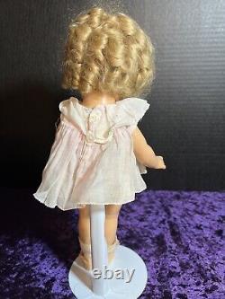 13 ANTIQUE Compo Shirley Temple Doll in Original Tagged BABY TAKE A BOW DRESS