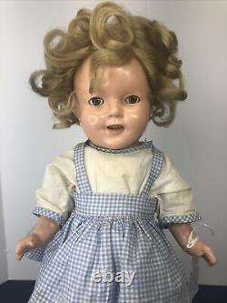 13 Antique Ideal Compo Shirley Temple 13 Doll Compo Original Wig Redressed #CO