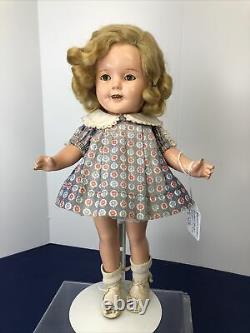 13 Antique Ideal Compo Shirley Temple 13 Doll With Clear Eyes Original Dress #Co
