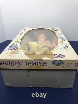 14 Vintage Ideal Shirley Temple Doll As Cinderella Vinyl 1961 Adorable MIB