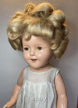 16 Shirley Temple composition doll by Ideal 1934-1939. All Original