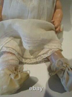 16 c 1935 Ideal Shirley Temple Composition / Cloth Body Baby Doll Original