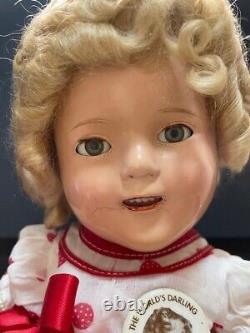 17 Antique Stand Up and Cheer Shirley Temple Doll