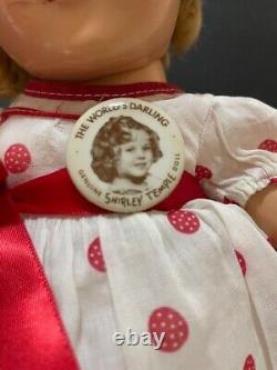 17 Antique Stand Up and Cheer Shirley Temple Doll
