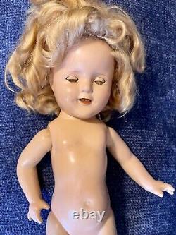17 C1934 All Orig Composition Shirley Temple Doll Rare Size Factory Original