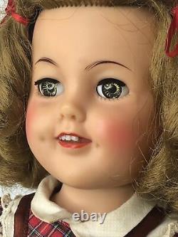 17 Vintage Ideal Shirley Temple Doll 1957 Vinyl Original Dress 2 BRK Teeth#CO