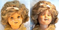 18 1934 Antique Ideal Shirley Temple Composition Doll Clothes Tag Sleepy Eyes