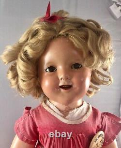 18 Antique American Composition Shirley Temple Doll! Adorable! 18005