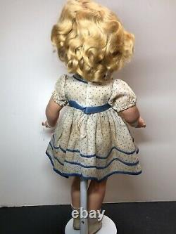 18 Antique Ideal Compo Shirley Temple All Original Stand Up & Cheer & Pin #SH