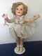 18 Antique Ideal Compo Shirley Temple Doll Original With Pin Polka Dot Dress #co