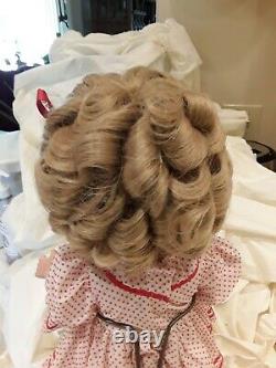 18 Shirley Temple Composition Doll with original shoes, socks, and slip