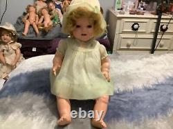 18 inch Baby Shirley Temple Dolls Composition Marked