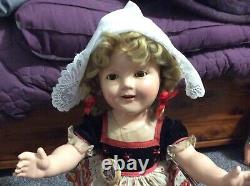 18 inch Shirley Temple Rare tagged Heidi doll