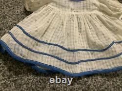 18inch Shirley Temple tagged dress with slip