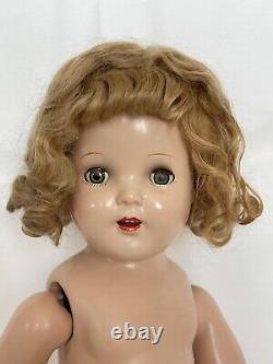 1930 Composition Doll Shirley Temple Eegee Miss Charming Horsman Bright Star 20