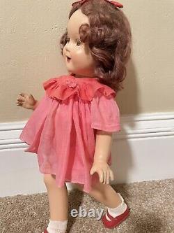 1930 Rare Excellent Ideal 20 Composition Doll Perfect FACE All Original