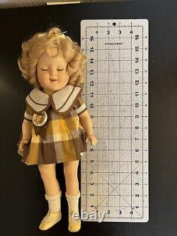 1930's 16 IDEAL SHIRLEY TEMPLE Composite Articulated Doll Original Box