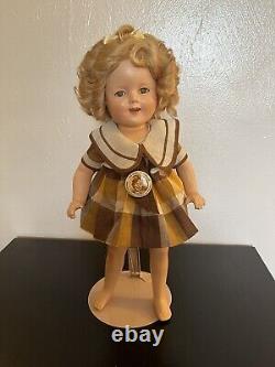 1930's 16 IDEAL SHIRLEY TEMPLE Composite Articulated Doll Original Box