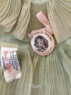 1930's 18 Composition Ideal Shirley Temple with old & new Dress Button