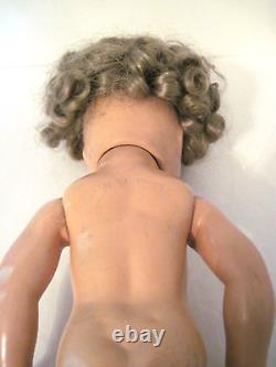 1930's Composition Shirley Temple Ideal Doll 18 Pre-owned