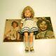 1930's Ideal Shirley Temple 16 Composition Doll With Original Dress & Shoes