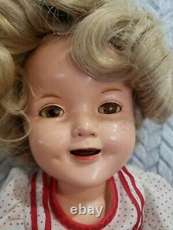 1930's Ideal 21 Composition Shirley Temple Doll