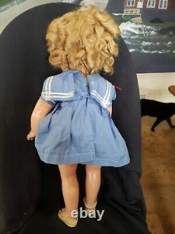 1930's Ideal 25 Compositon Shirley Temple Doll with Flirty Eyes