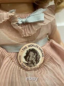 1930's Ideal Shirley Temple 18 Composition BABY TAKE A BOW Doll