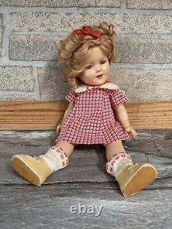 1930's Ideal Shirley Temple composition doll 13