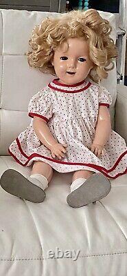 1930's Shirley Temple Doll 28 Inch