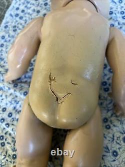 1930's Vintage Freundlich Baby Sandy German Compo Doll Shirley Temple Comp 19