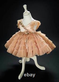 1930s 13 Compo Ideal Shirley Temple Flirty Eye Makeup Doll RARE Pink BTAB Costu