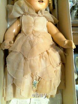 1930s 18 Composition Ideal Shirley Temple Makeup Doll Little Colonel in Box