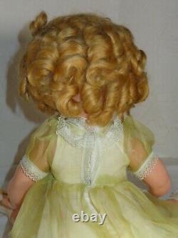 1930s Ideal Composition Doll 22 Shirley Temple