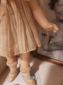 1930s Vintage 18 Shirley Temple Doll lot Picture Pin Original Dress Pin Shoes