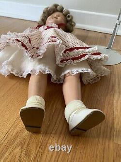 1930s Vintage Shirley Temple Doll Composition Ideal N & T Monster Haunted