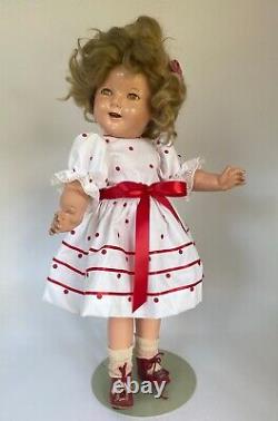 1934 Ideal Shirley Temple Doll 18 All Composition with Early Prototype Marking