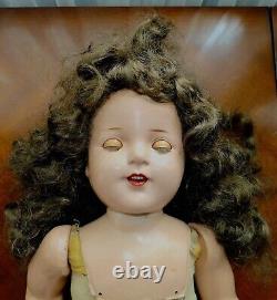 1936 Eegee Eugene Goldberger Miss Charming 27 Doll Shirley Temple Look A Like
