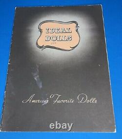 1936 RARE Vintage IDEAL TOY Dealer CATALOG Dolls Betsy Wetsy Shirley Temple
