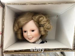 1937 Shirley Temple Heidi Porcelain Doll in Box with COA