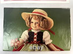 1937 Shirley Temple Heidi Porcelain Doll in Box with COA