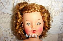 1950's Ideal SHIRLEY TEMPLE ST-12 Doll with Sleepy Eyes Original Clothes and Pin