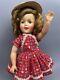 1958 Vintage Ideal Shirley Temple Doll St-12 Cotton Dress Straw Hat 12 In