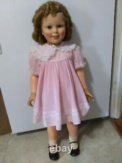 1960's Beautiful 35-36 Tall Shirley Temple Vinyl Doll Excellent Condition