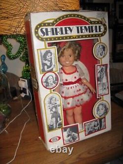 1973 IDEAL TOYS SHIRLEY TEMPLE 16 TALL VINTAGE DOLL MINT IN BOX w FREE SHIPPING