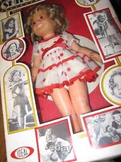 1973 IDEAL TOYS SHIRLEY TEMPLE 16 TALL VINTAGE DOLL MINT IN BOX w FREE SHIPPING