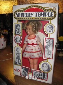 1973 IDEAL TOYS SHIRLEY TEMPLE 16 TALL VINTAGE DOLL MINT IN BOX w FREE SHIPPING